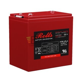 Batera ROLLS S6-245AGM-RE | 6 Voltios 245 Amperios C20